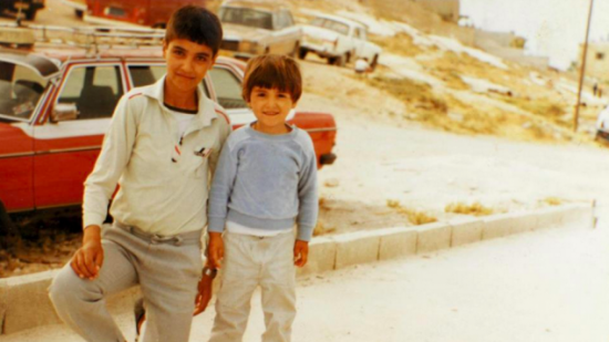 Photo: Aziz and brother