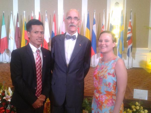 Photo with Director of Cambodia Youth Association