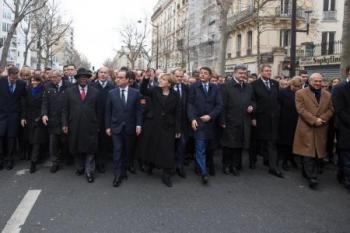 Photo: unity march in Paris, 2015